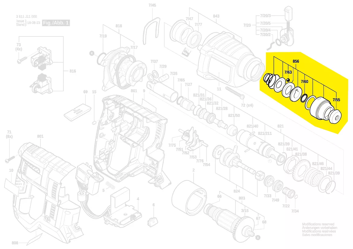 Manchon protection SDS plus réf. 1 617 000 6D3